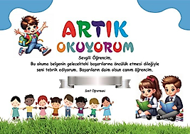 ARTIK OKUYORUM BELGESİ