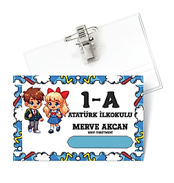 YAKA KARTI  İSİMLİ KLİPSLİ