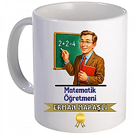 MATEMATİK ÖĞRETMENİ KUPA BARDAK
