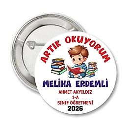 ARTIK OKUYORUM ROZETİ