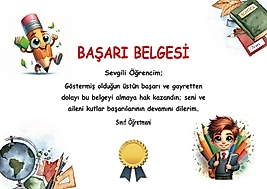 BAŞARI BELGESİ