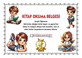 KİTAP OKUMA BELGESİ
