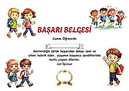 BAŞARI BELGESİ