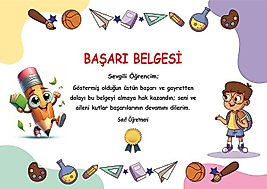 BAŞARI BELGESİ