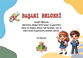 BAŞARI BELGESİ