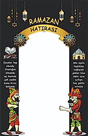 RAMAZAN HATIRASI  AFİŞİ  100X150 CM