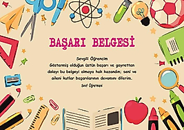 BAŞARI BELGESİ