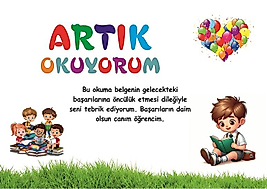 ARTIK OKUYORUM BELGESİ