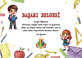 BAŞARI BELGESİ