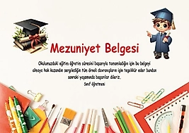 MEZUNİYET BELGESİ