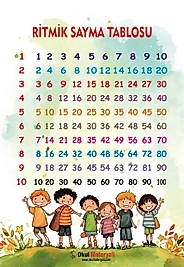 RİTMİK SAYMA TABLOSU 33X48 EBATINDA