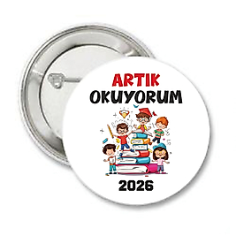ARTIK OKUYORUM ROZETİ