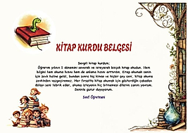 KİTAP KURDU BELGESİ