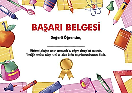 BAŞARI BELGESİ