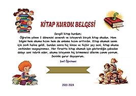 KİTAP KURDU BELGESİ