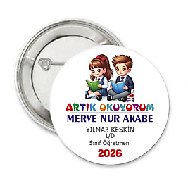 ARTIK OKUYORUM ROZETİ