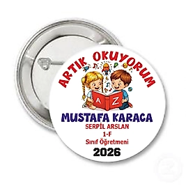 ARTIK OKUYORUM ROZETİ