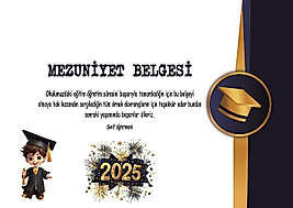 MEZUNİYET BELGESİ