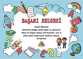BAŞARI BELGESİ