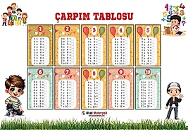 ÇARPIM TABLOSU 33X48