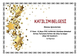KATILIM BELGESİ