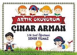 ARTIK OKUYORUM MAGNETİ