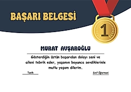 BAŞARI BELGESİ