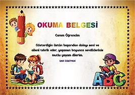 OKUMA BELGESİ