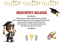 MEZUNİYET BELGESİ