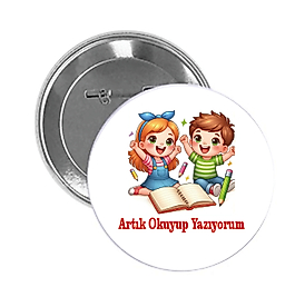 ARTIK OKUYUP YAZIYORUM ROZETİ