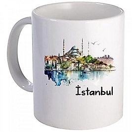 İSTANBUL DESENLİ KUPA BARDAK