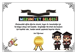 MEZUNİYET BELGESİ