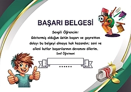 BAŞARI BELGESİ