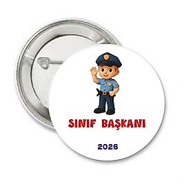 SINIF BAŞKANI ROZETİ