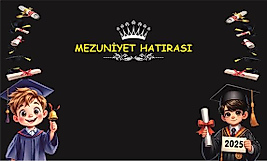MEZUNİYET  HATIRASI BRANDASI 250X150