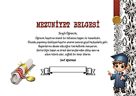 MEZUNİYET BELGESİ