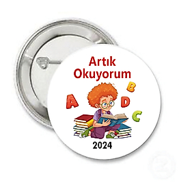 ARTIK OKUYORUM ROZETİ