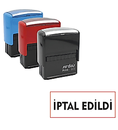 İPTAL EDİLD, KAŞESİ