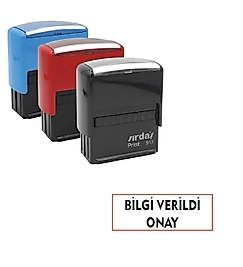 BİLGİ VERİLDİ ONAY KAŞESİ