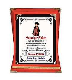 MEZUNİYET PLAKETİ
