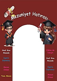 MEZUNİYET HATIRASI BRANDASI 150X200