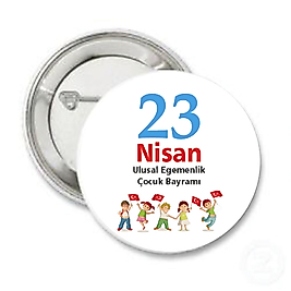 23 NİSAN ROZETİ