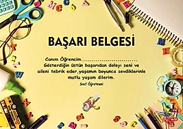 BAŞARI BELGESİ