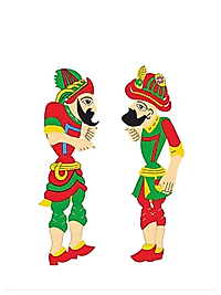 HACİVAT KARAGÖZ OYUNU 27 CM